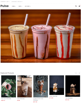 Image of a store selling beverages on freewebstore