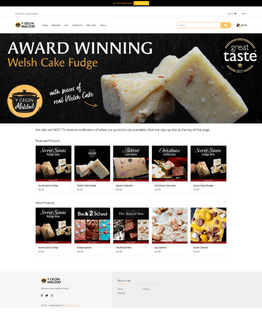 Image of a store selling food on Freewebstore
